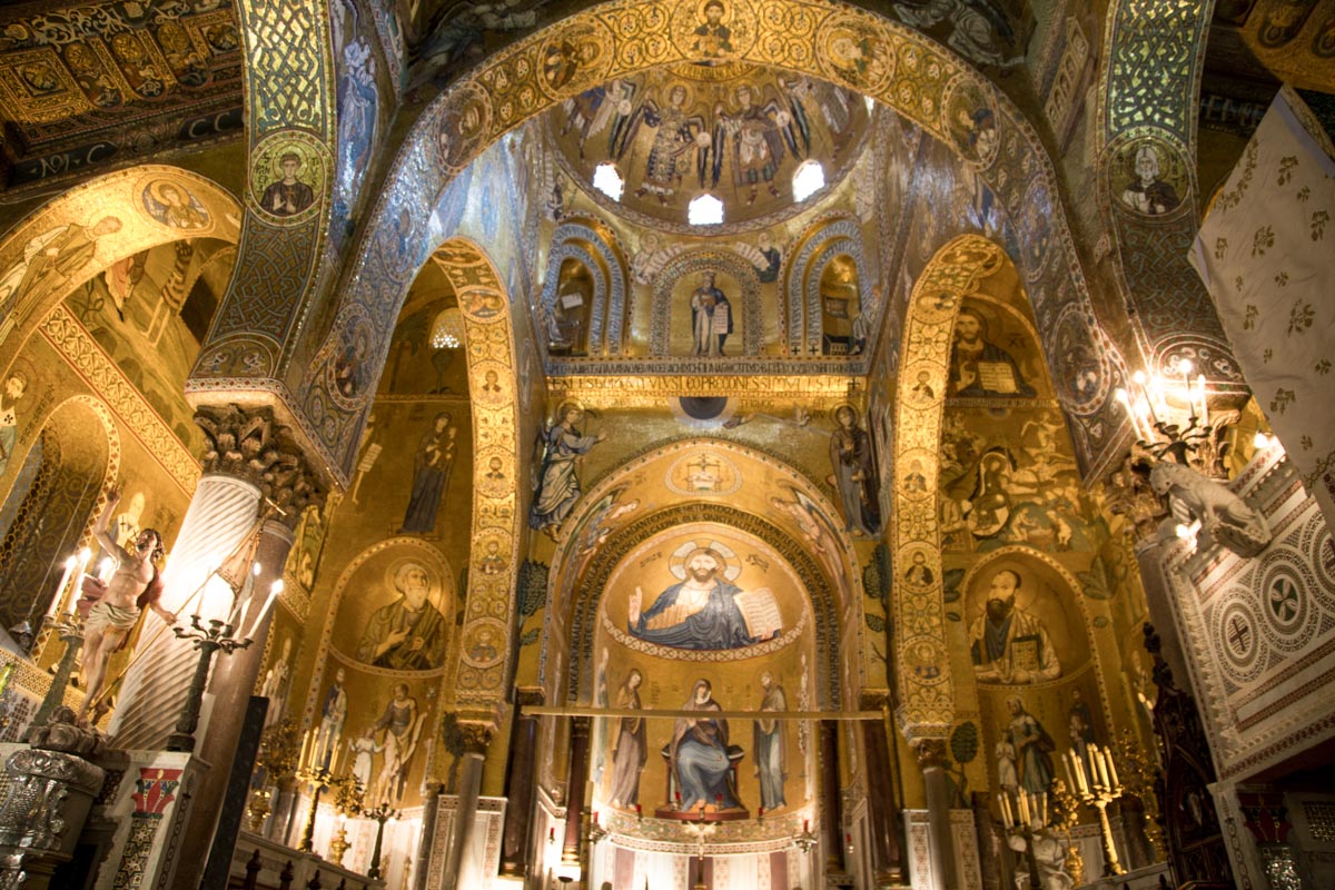 Italy, Sicily - Palermo, Palazzo dei Normanni (Royal Palace of Palermo)-Palatine Chapel