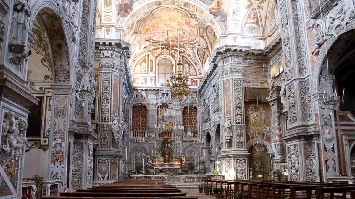 Italy, Sicily - Palermo, Saint Catherine of Alexandria - nave