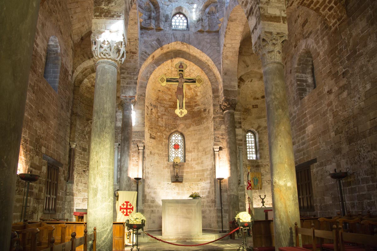 Italy, Sicily - Palermo, San Cataldo church - Romanesque - Nave