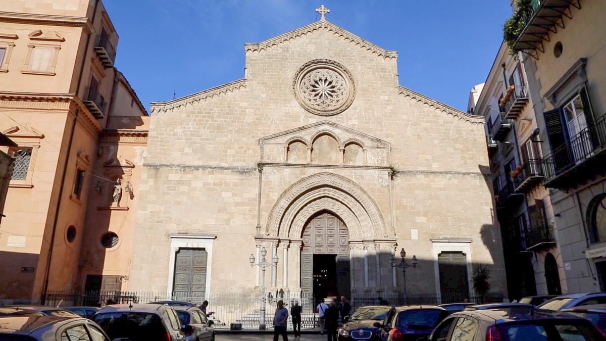 Italy, Sicily - Palermo, San Francesco d'Assisi church- Facade