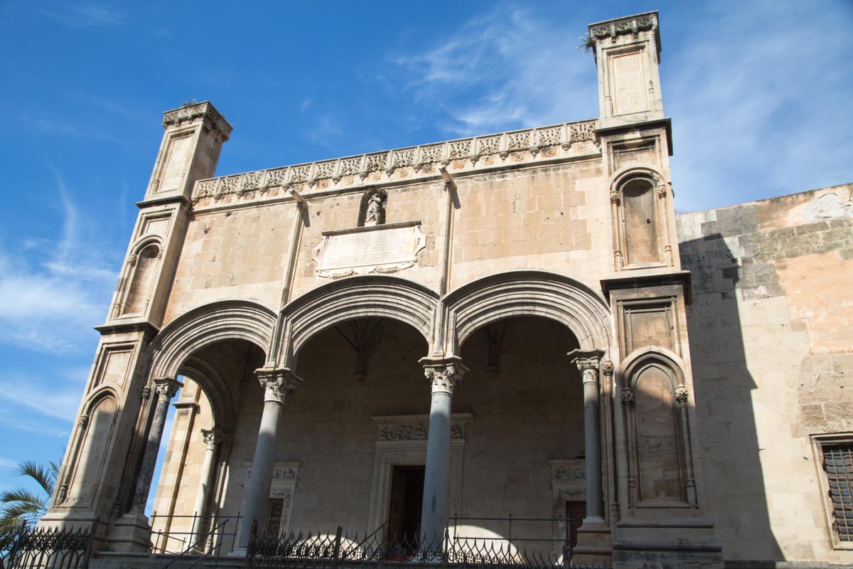 Italy, Sicily - Palermo, Santa Maria della Catena church - Facade