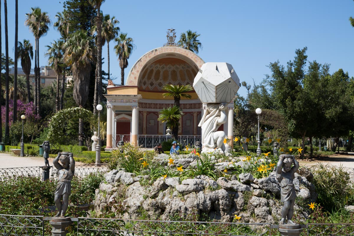 Italy, Sicily - Palermo, Villa Giulia gardens
