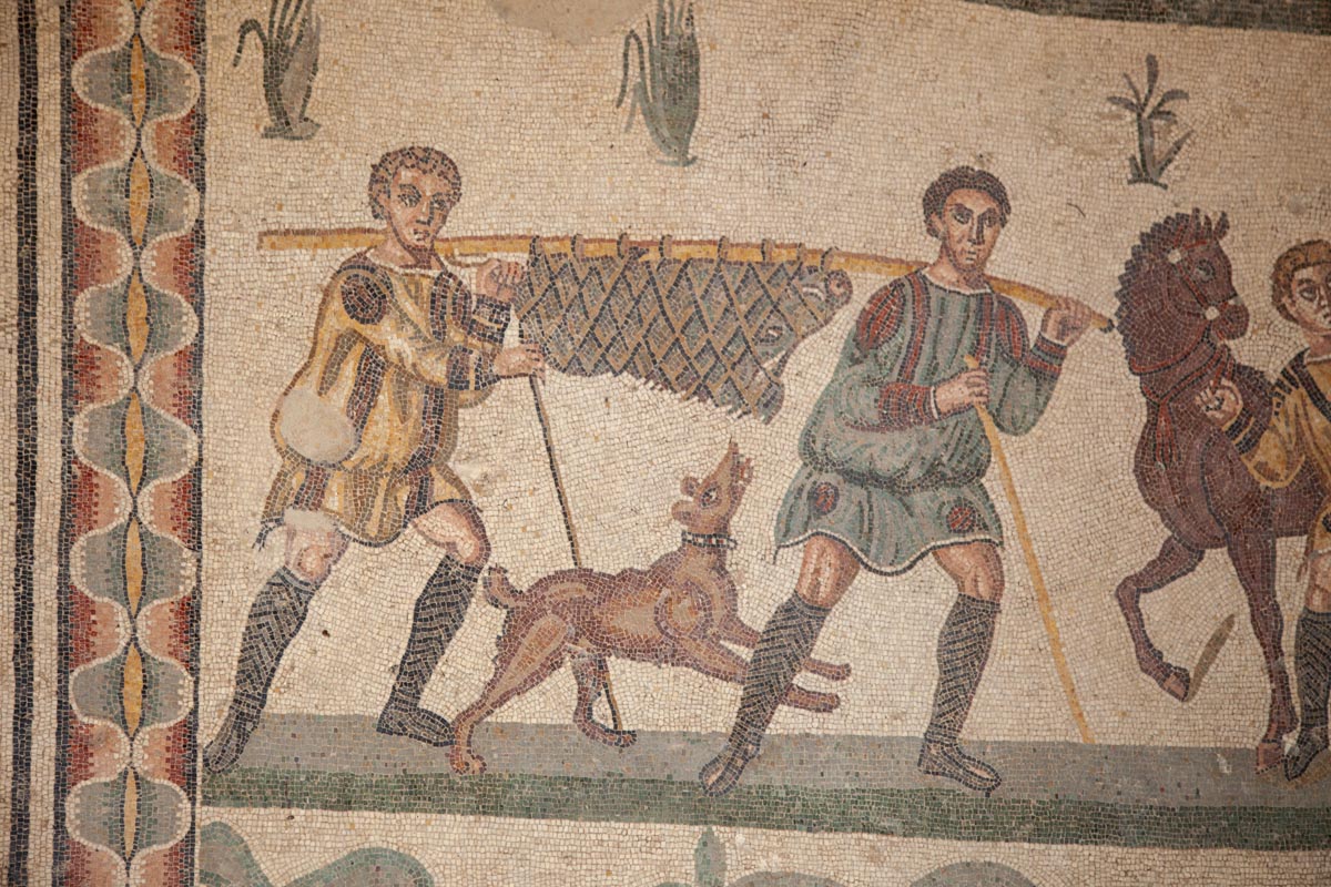 Italy, Sicily - Roman Villa - Villa Romana del Casale - Room of the Small Hunt