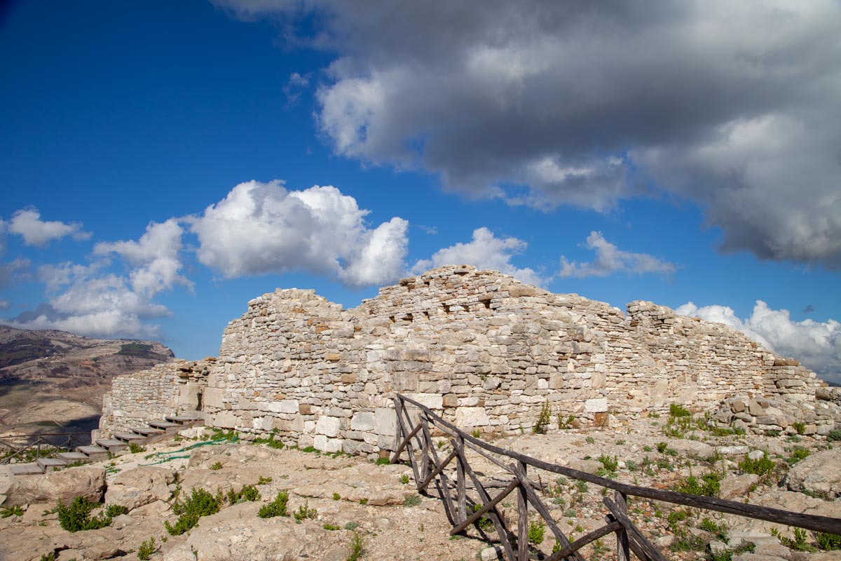 Italy, Sicily - Segesta - Medieval Castle (Calatabarbaro)