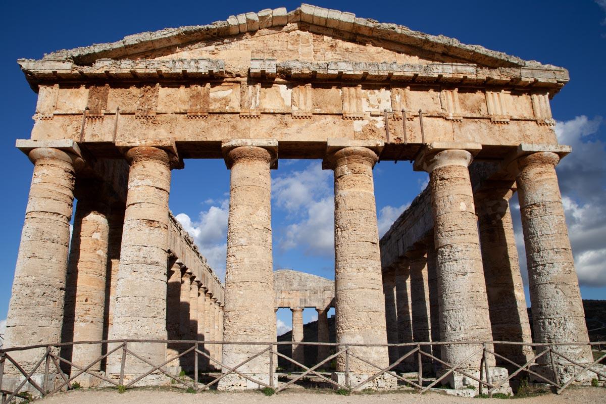 Italy, Sicily - Segesta - Doric column