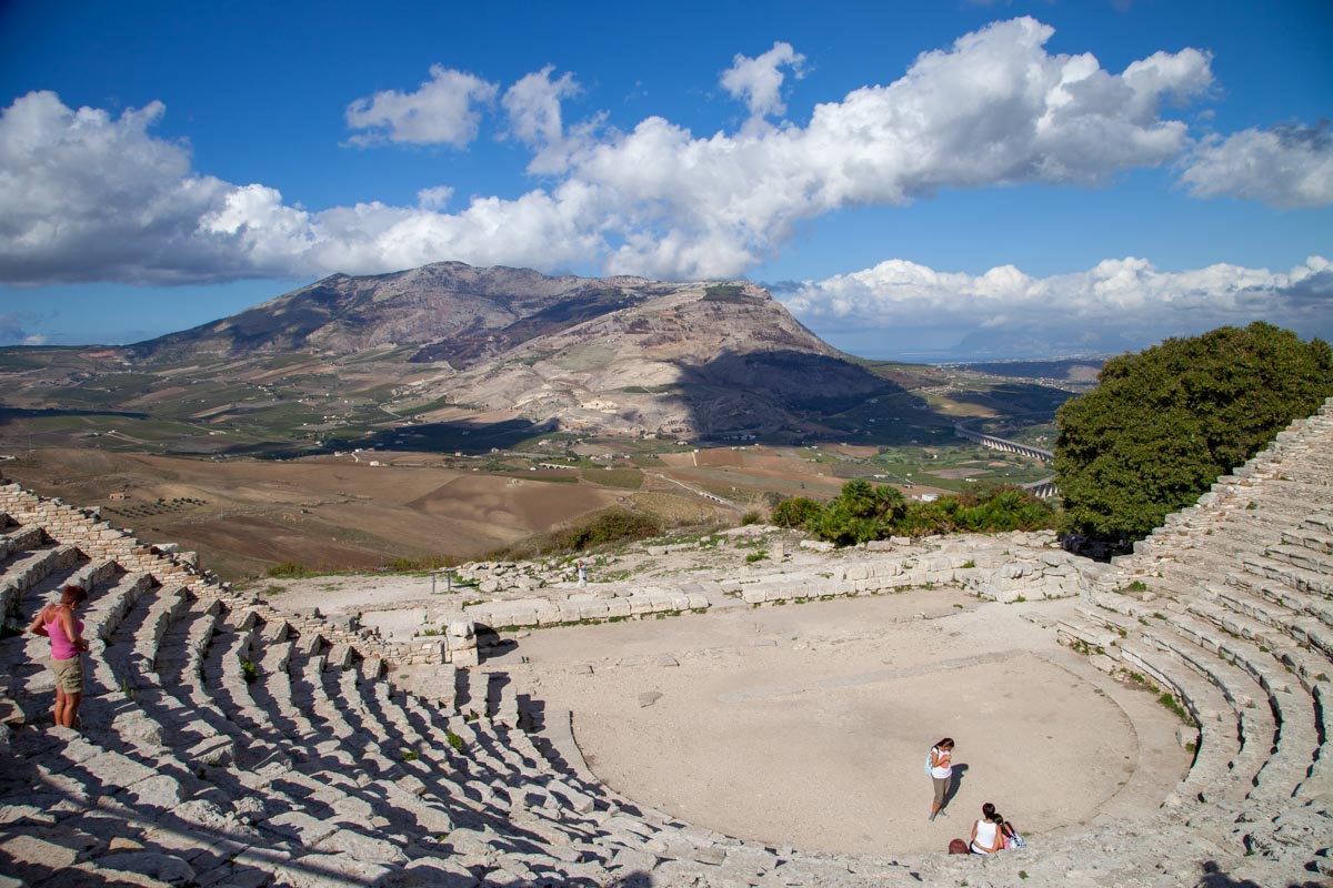Italy, Sicily - Segesta - Greco-Roman Theatre