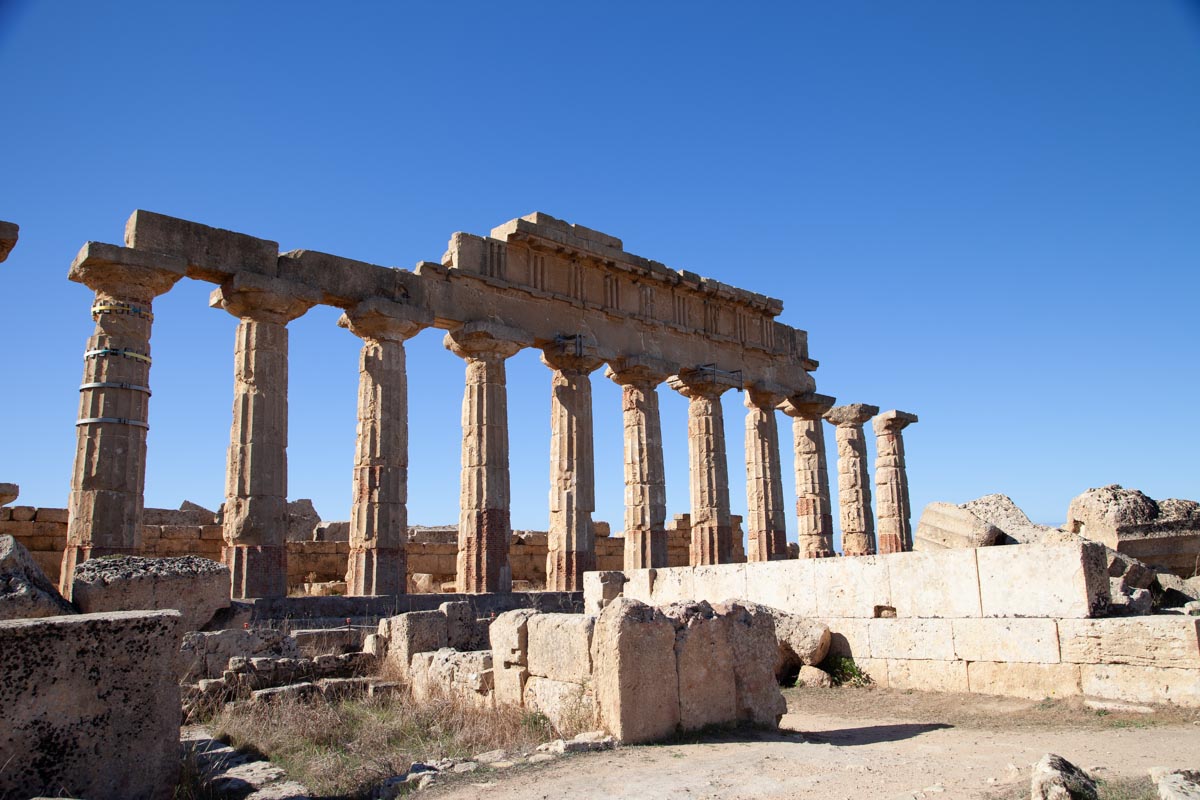 Italy, Sicily - Selinunte Temple C - Apollo