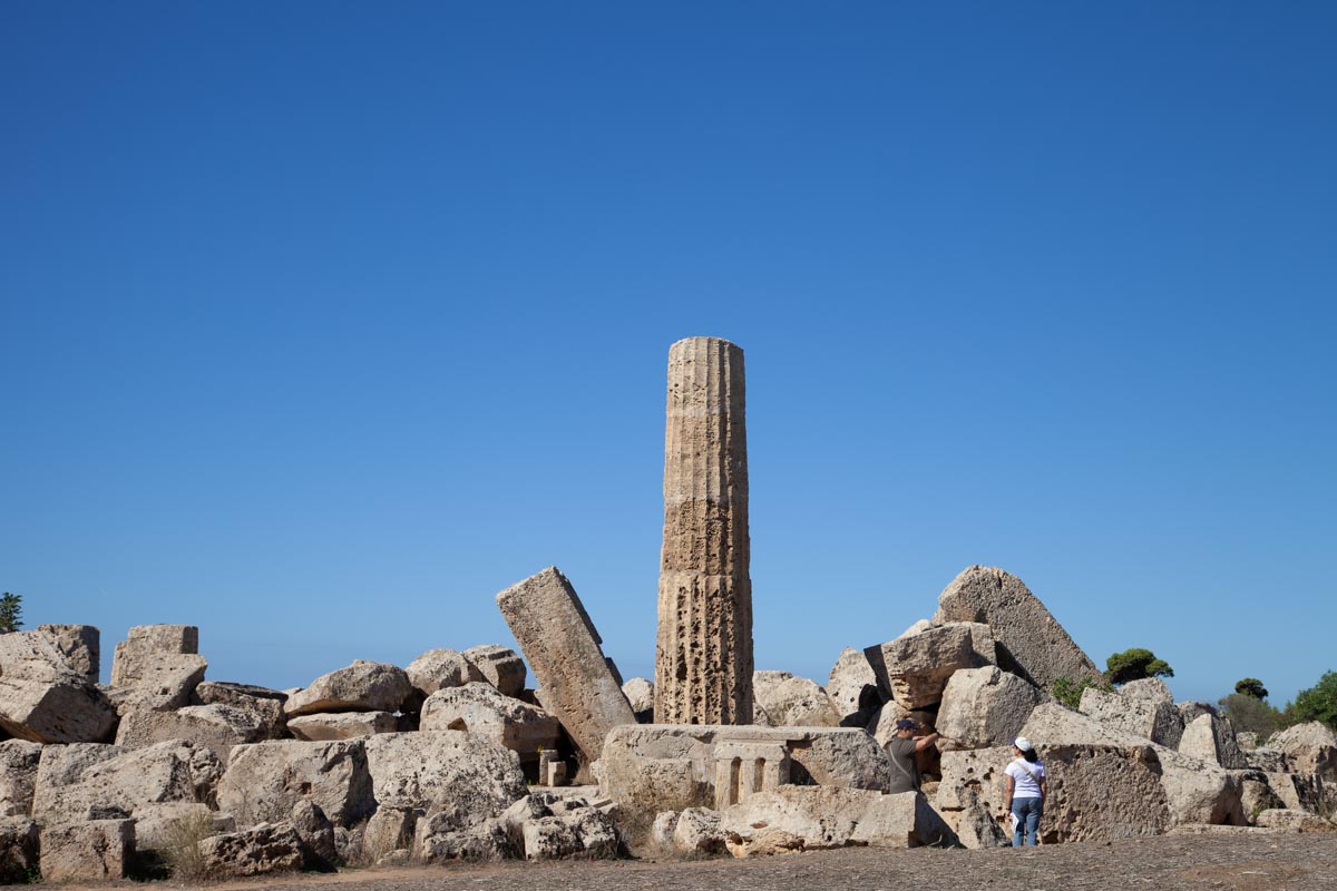 Italy, Sicily - Selinunte Temple F - Athena or Dionysus