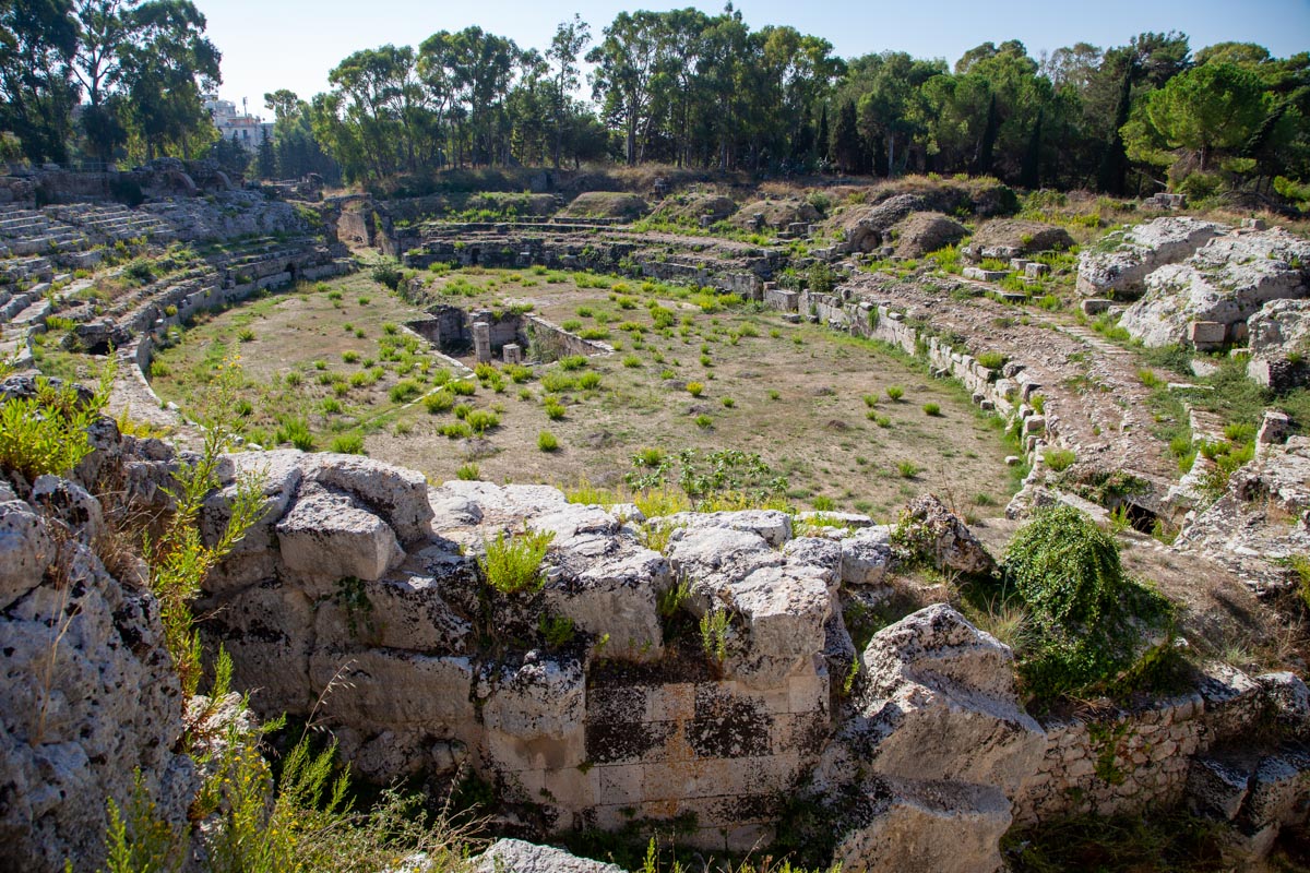 Italy, Sicily - Syracuse, Roman Amphitheatre
