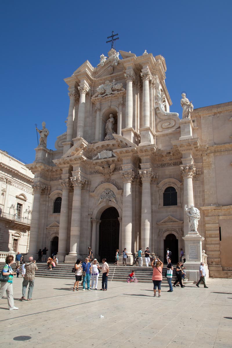 Italy, Sicily - Syracuse, Cathedral-facade
