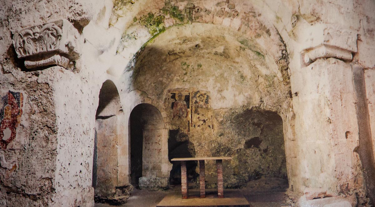 Italy, Sicily - Syracuse, Church of San Giovanni(Sain John the Evangelist)- Catacomb
