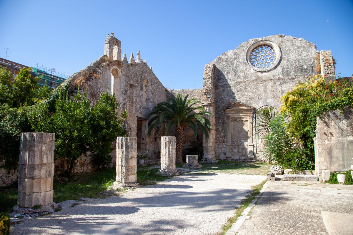 Italy, Sicily - Syracuse, Church of San Giovanni(Sain John the Evangelist)- Nave