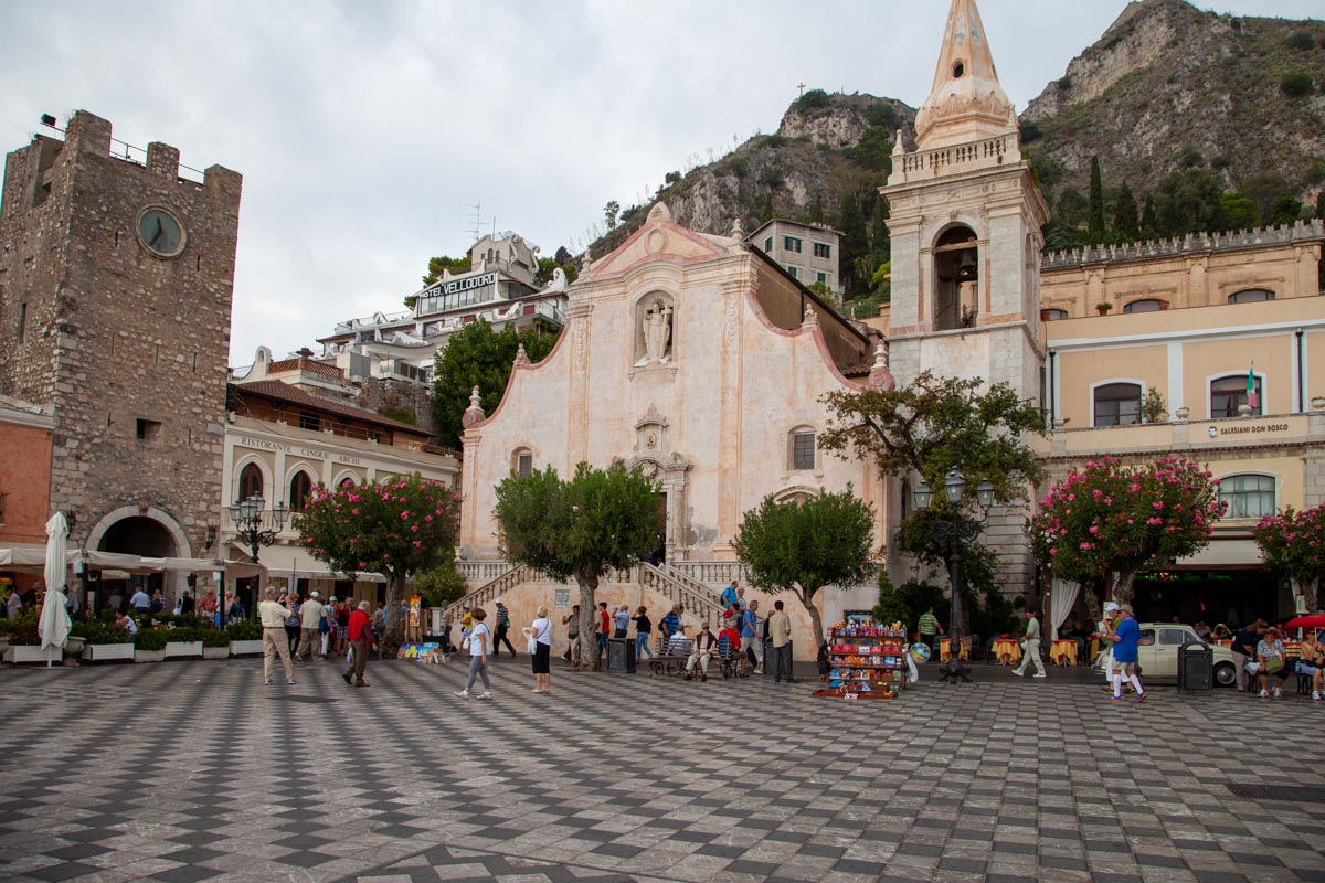 Italy, Sicily - Taormina church of San Giuseppe baroque
