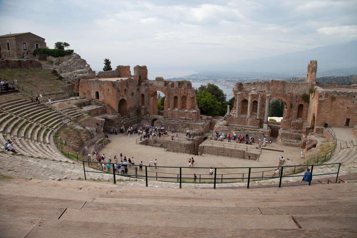 Italy, Sicily - Taormina Greek theatre