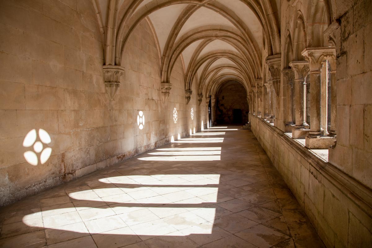Portugal,  Alcobaca Monastery - Cloister of King Dinis