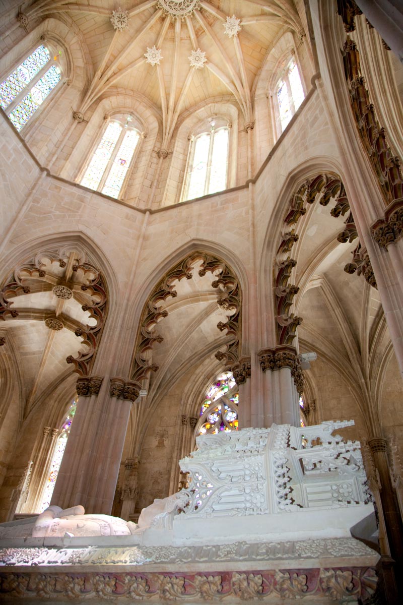 Portugal,  Batalha Monastery - Chapel of the Founders