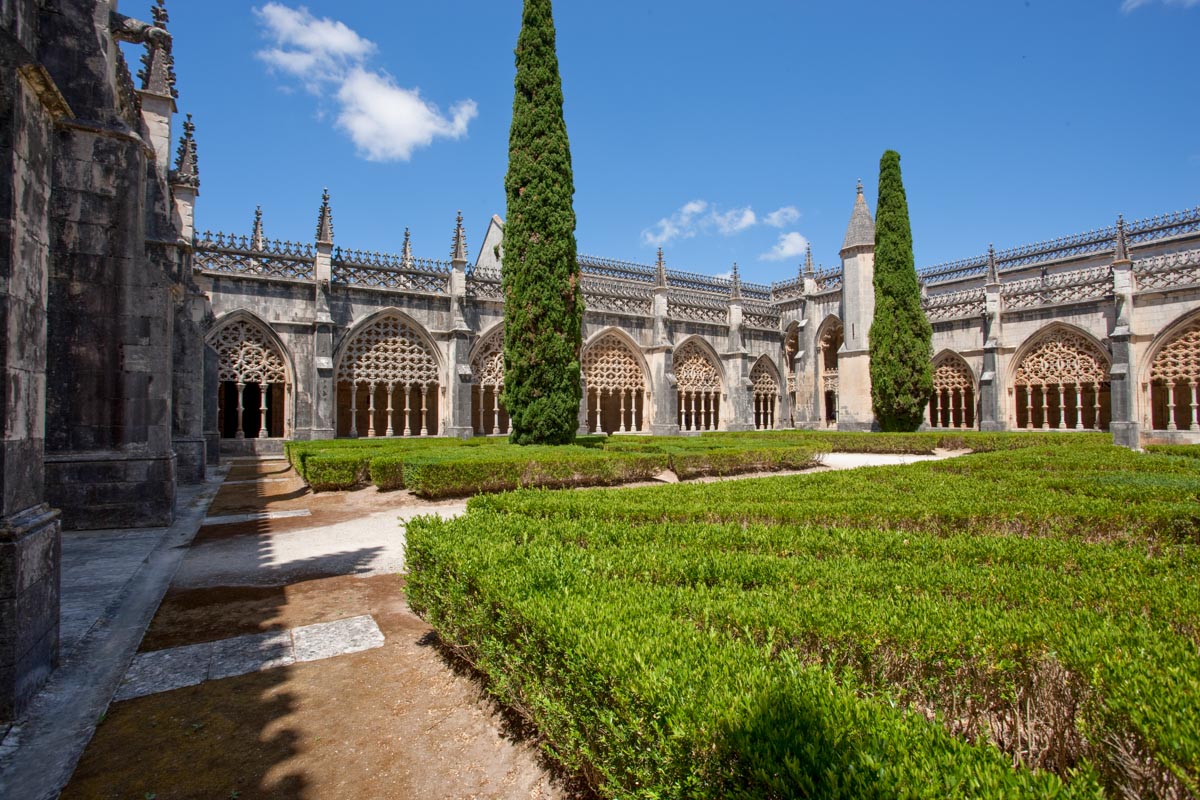 Portugal,  Batalha Monastery - Cloister of King Jao I (Royal cloister)