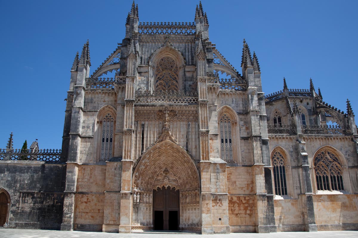 Portugal,  Batalha Monastery - Facade