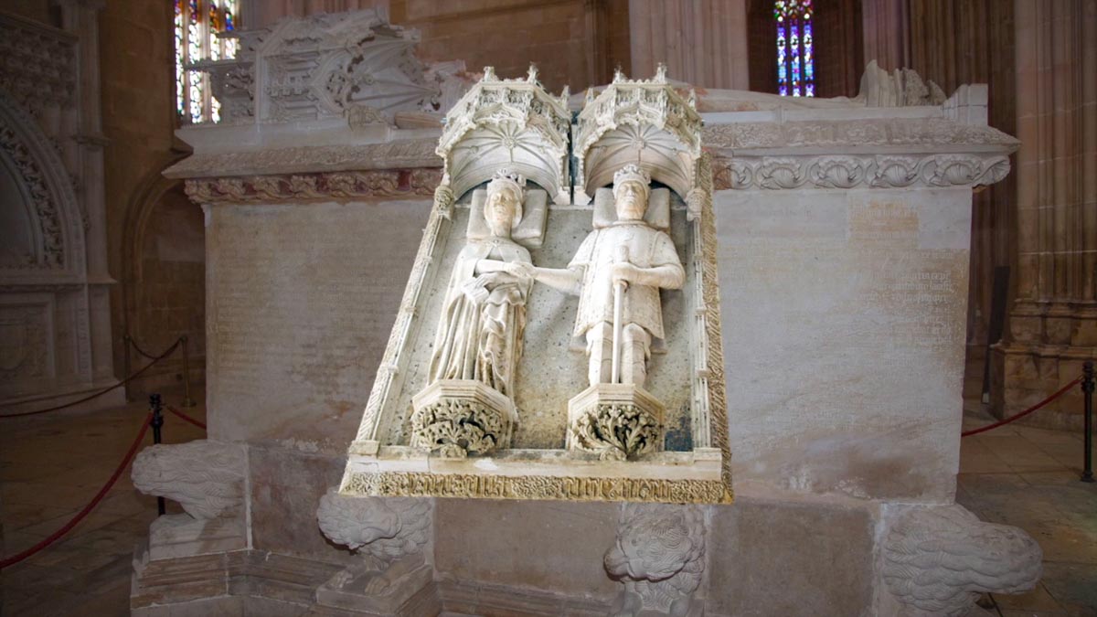 Portugal,  Batalha Monastery - Tomb of King John I and Philippa of Lancaster
