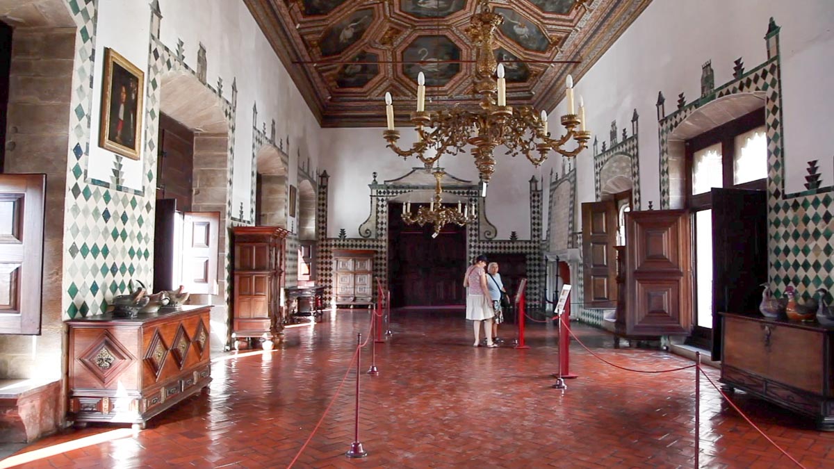 Portugal,  Sintra National Palace - Swan's room