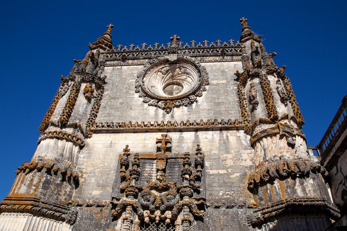 Portugal,  Tomar - Convent of Christ - Manueline window
