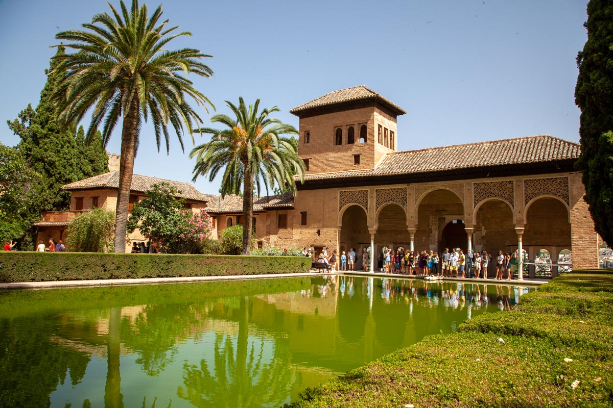 Spain,  Granada, Alhambra -Moorish Architecture