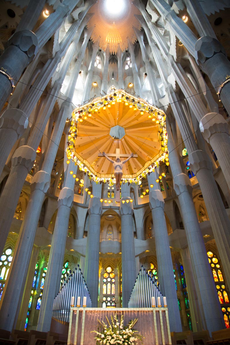 Spain,  Barcelona - Sagrada Familia - Apse