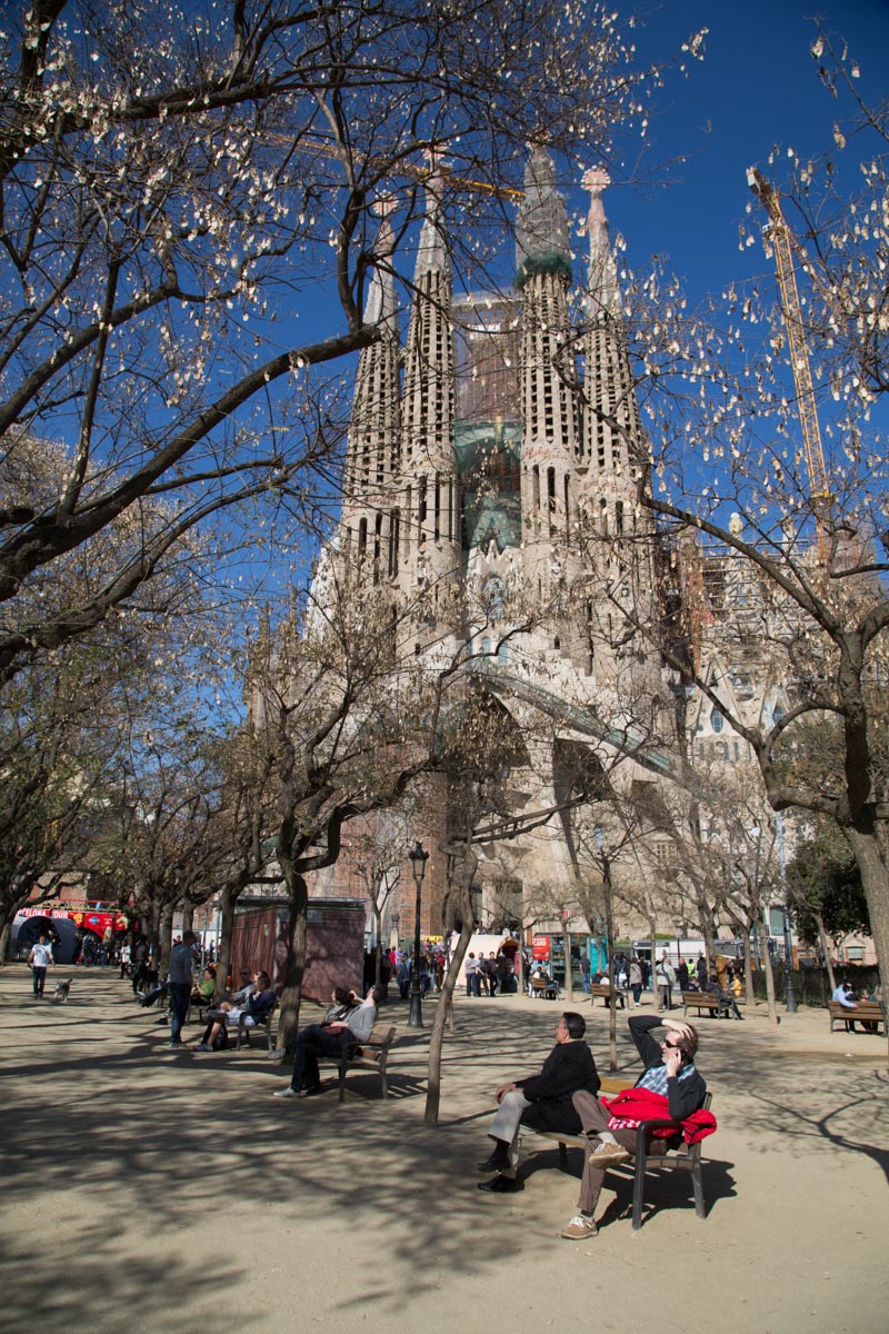 Spain,  Barcelona - Sagrada Familia