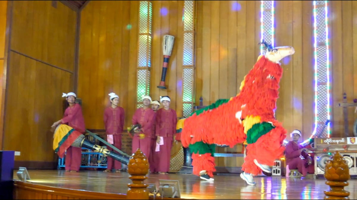 Myanmar, Bagan - traditional - Burmese Folk dance - ToeNaYa dance