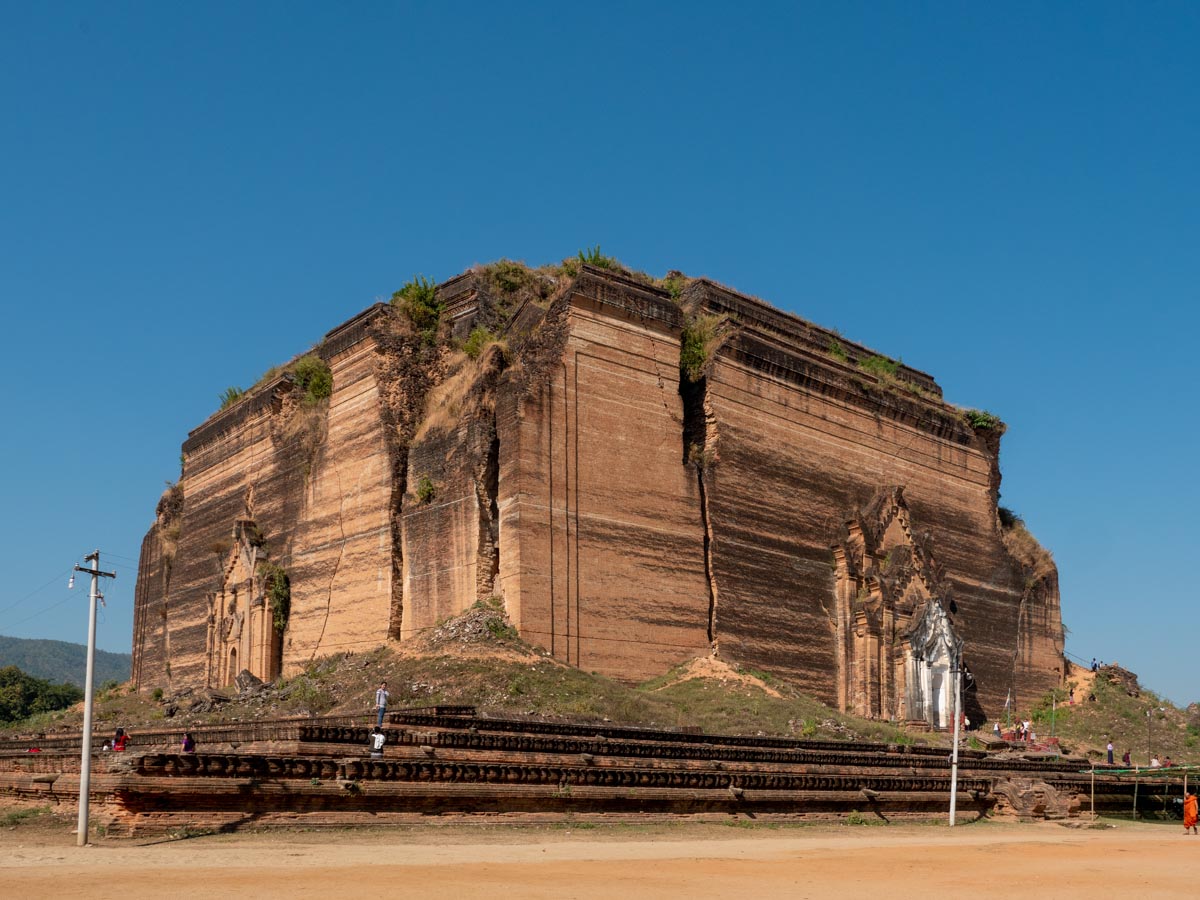 Myanmar, Mingun - Pahtodawgyi (Graet Unfinished Stupa)