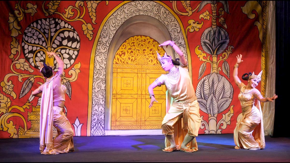Myanmar, traditional - Burmese Folk dance from 11 to 13 century A.D.