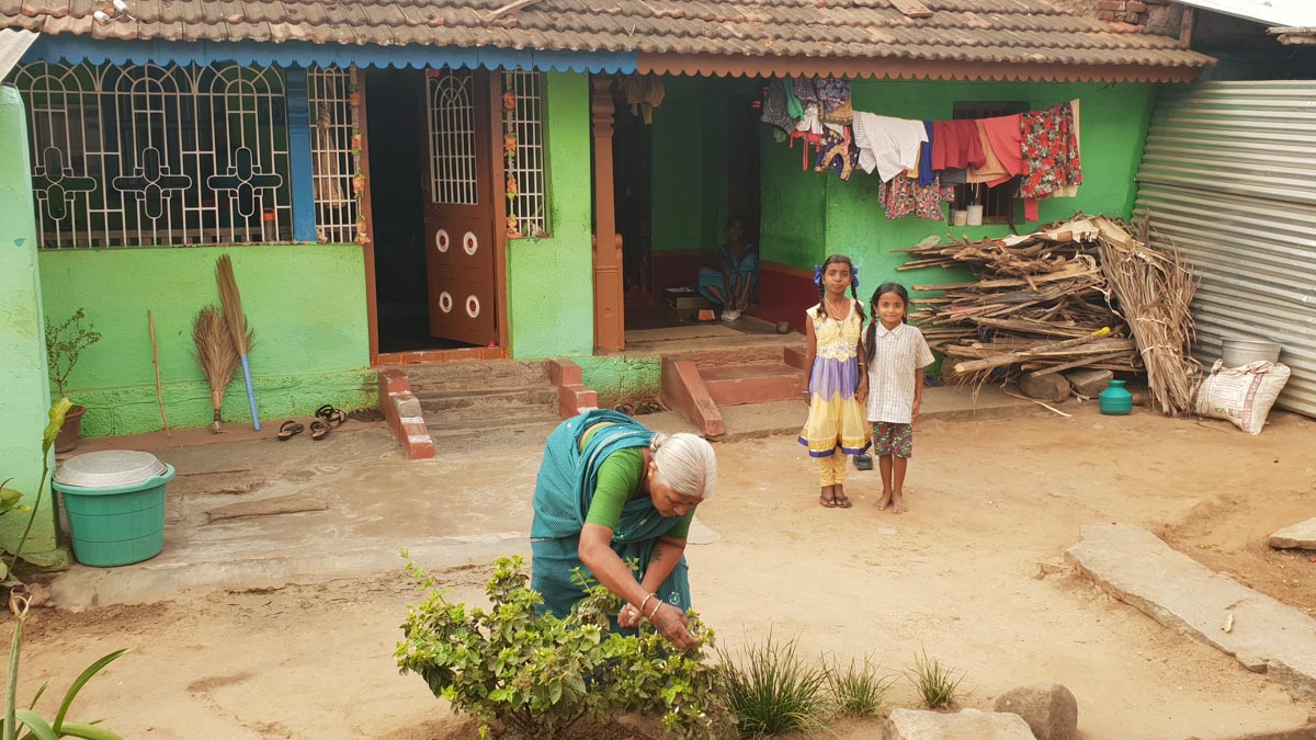 India, Tamil Nadu - Traditional Indian village
