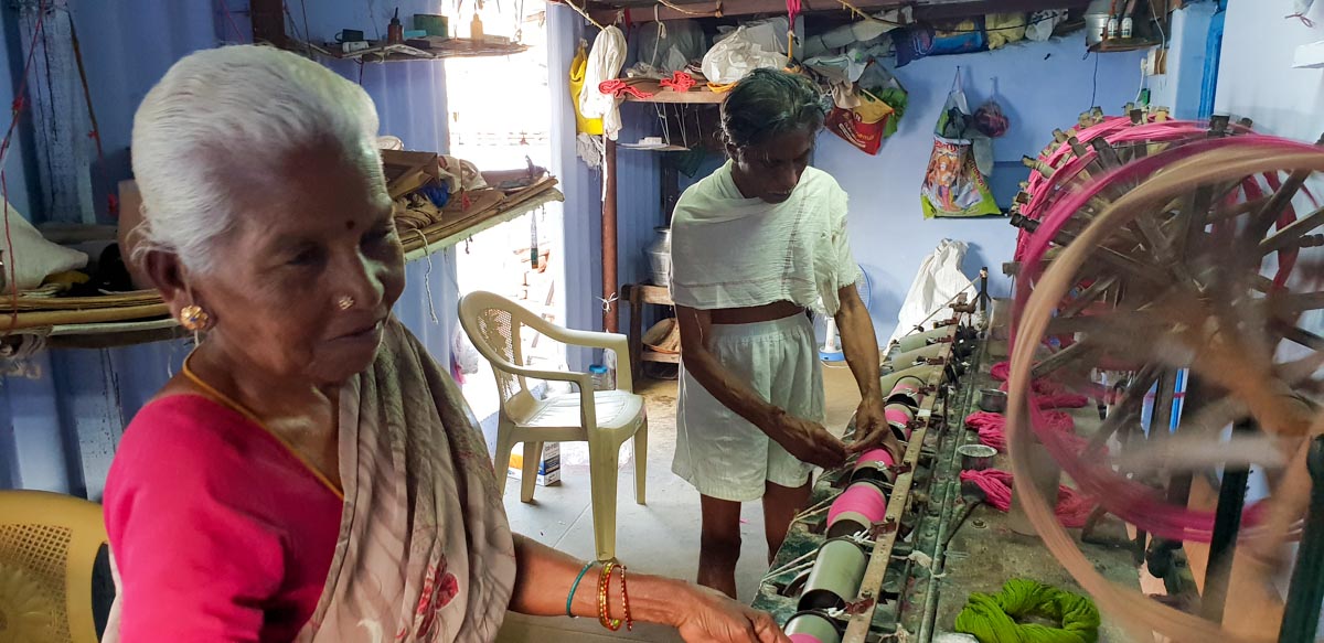 India, Tamil Nadu - Traditional weaving2
