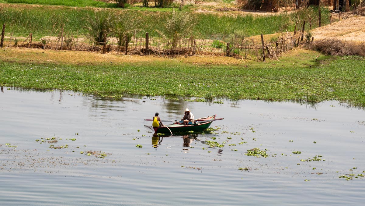 Egypt, Nile river - Traditional fisherman