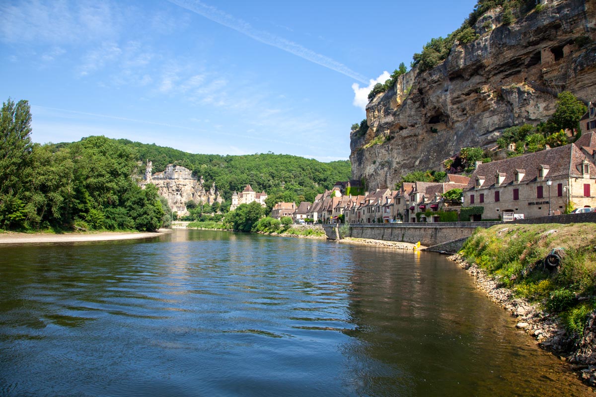 France, La Roque-Gageac - Dordogne river