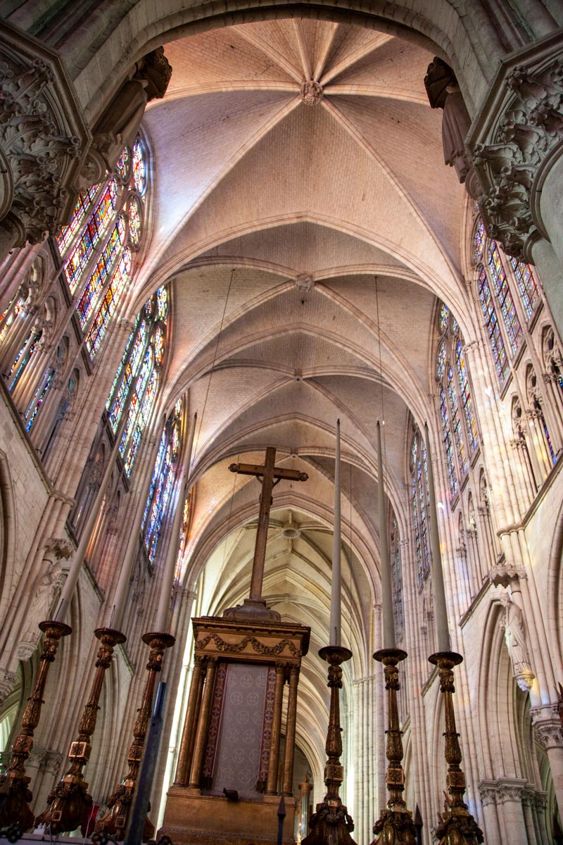 France, Reims Cathedral - Ceiling