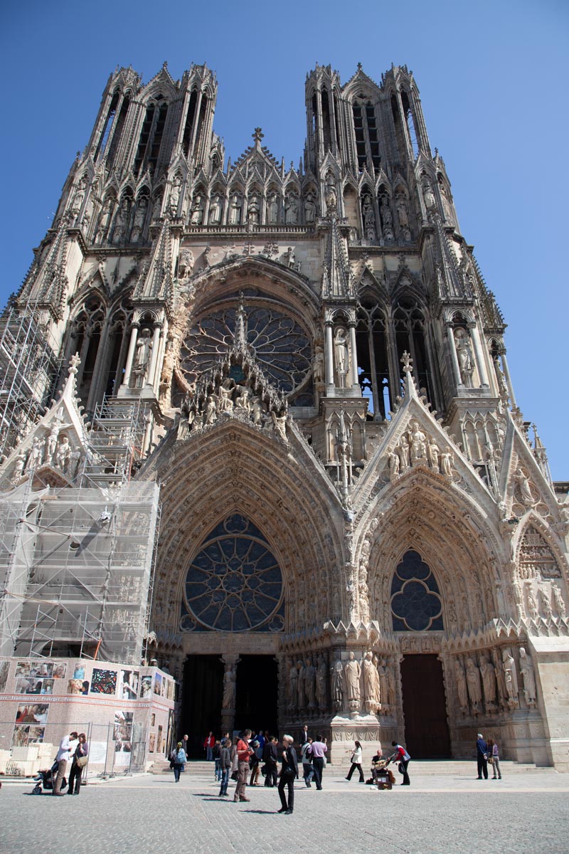 France, Reims Cathedral - Portal