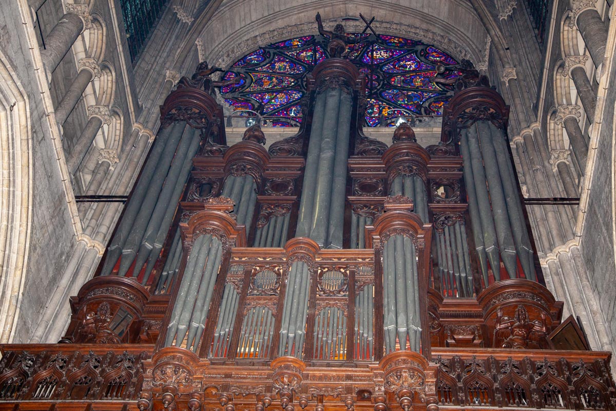 France, Reims Cathedral - Organ