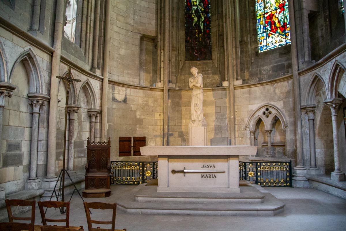 France, Rouen, Cathedral - Chapel 3 - Joan of Arc chapel