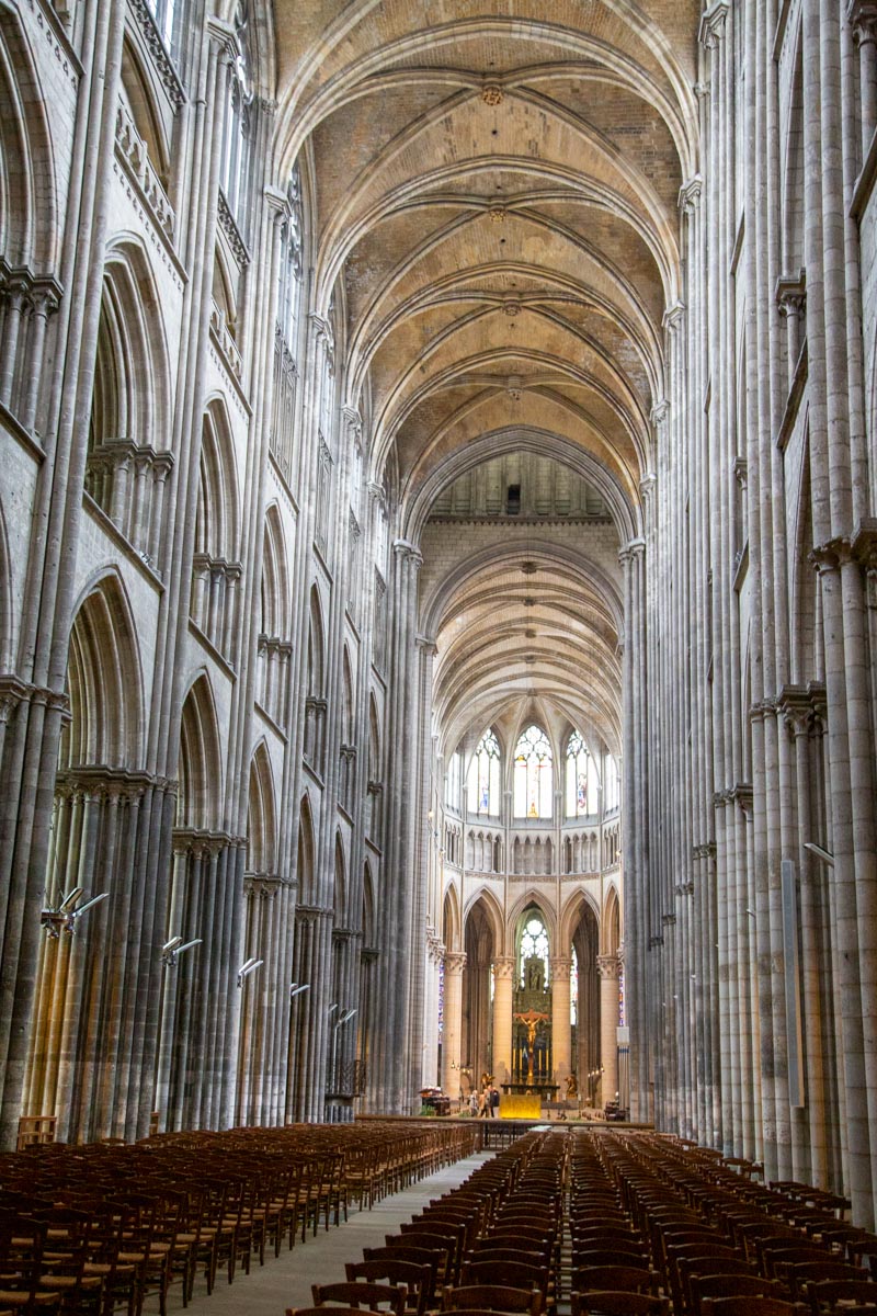 France, Rouen, Cathedral - Clerestory
