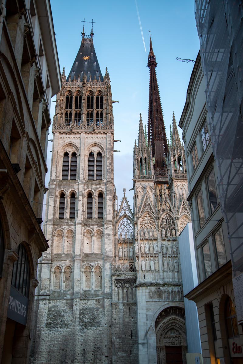 France, Rouen, Cathedral - Facade
