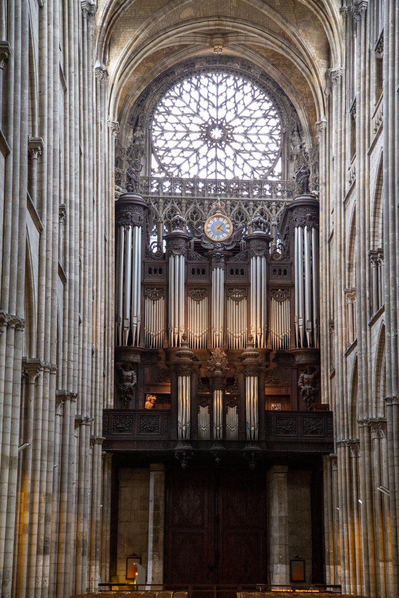 France, Rouen, Cathedral - Organ