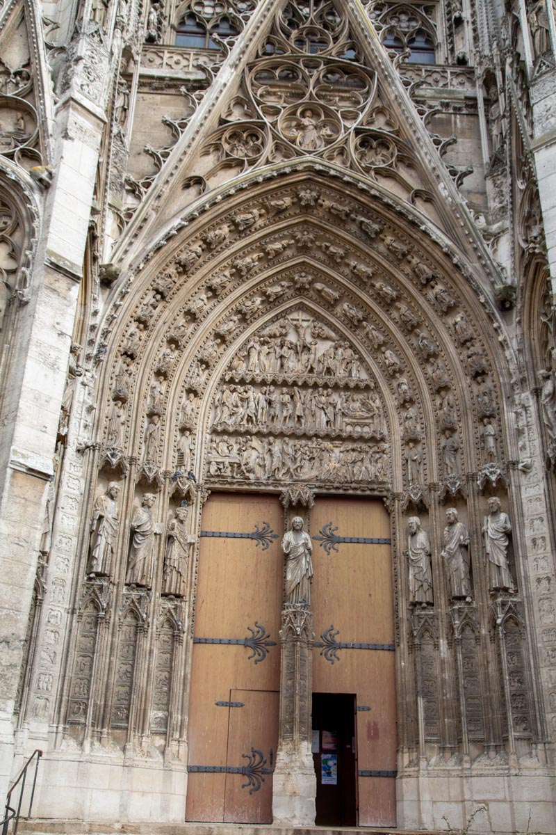 France, Rouen, Cathedral - Portal