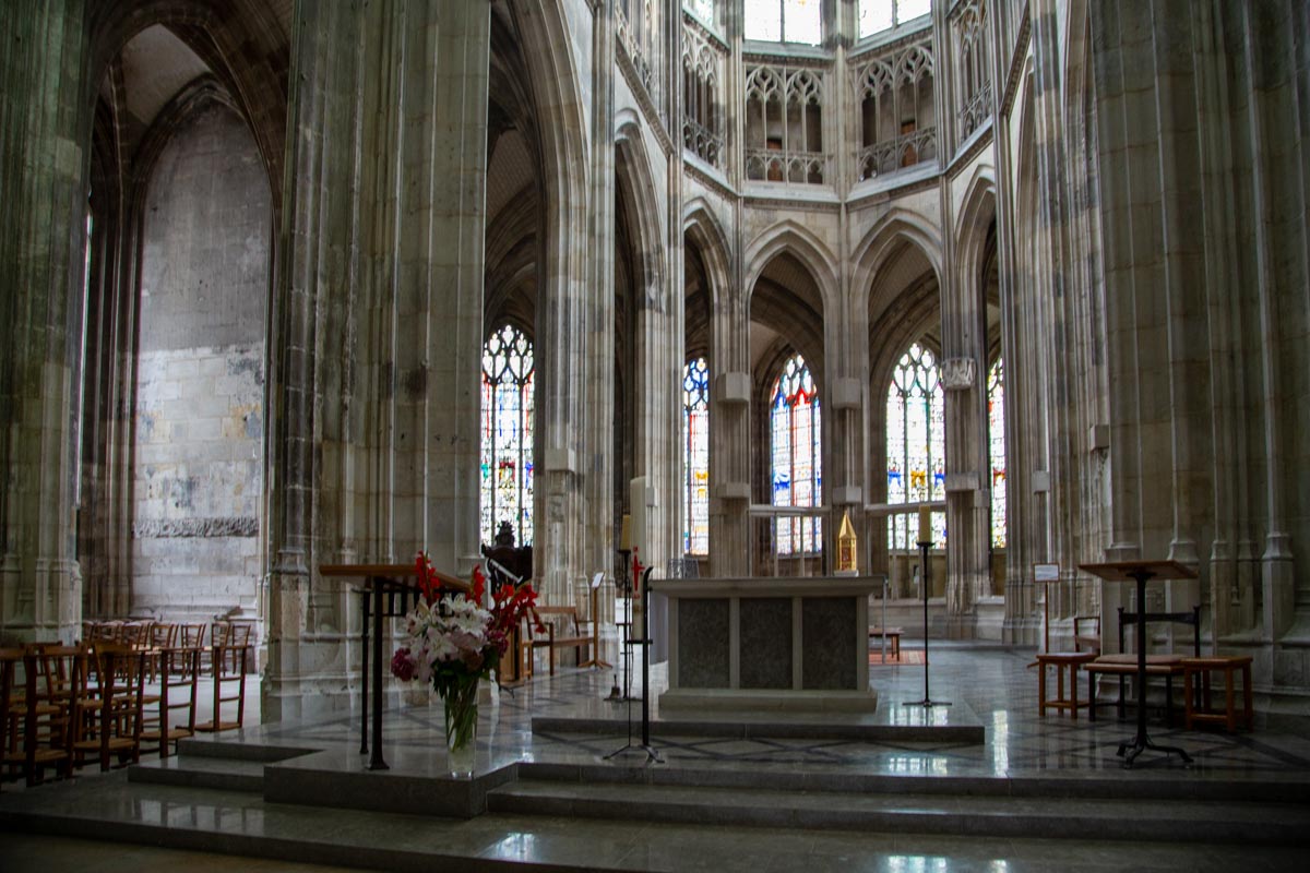 France, Rouen, Saint Maclou church - Choir