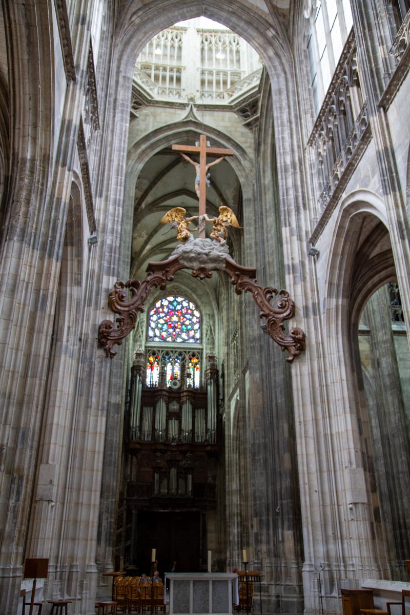 France, Rouen, Saint Maclou church - Organ