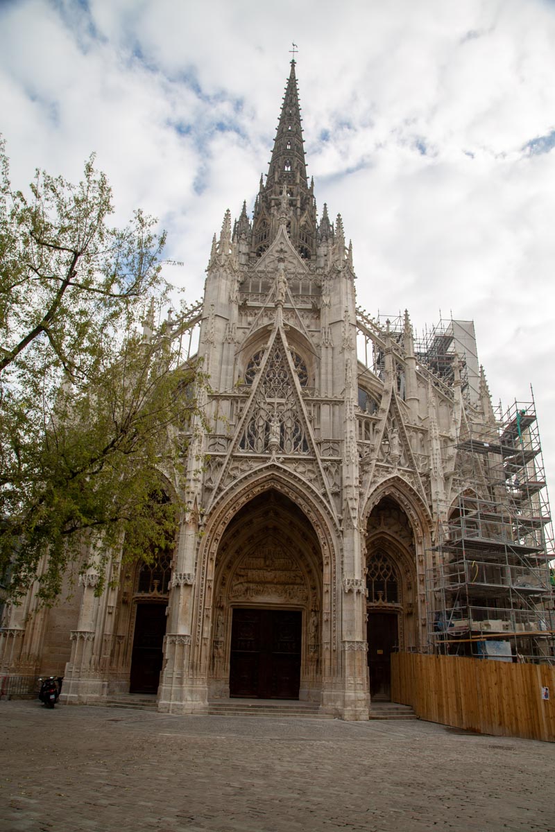France, Rouen, Saint Maclou church - Facade