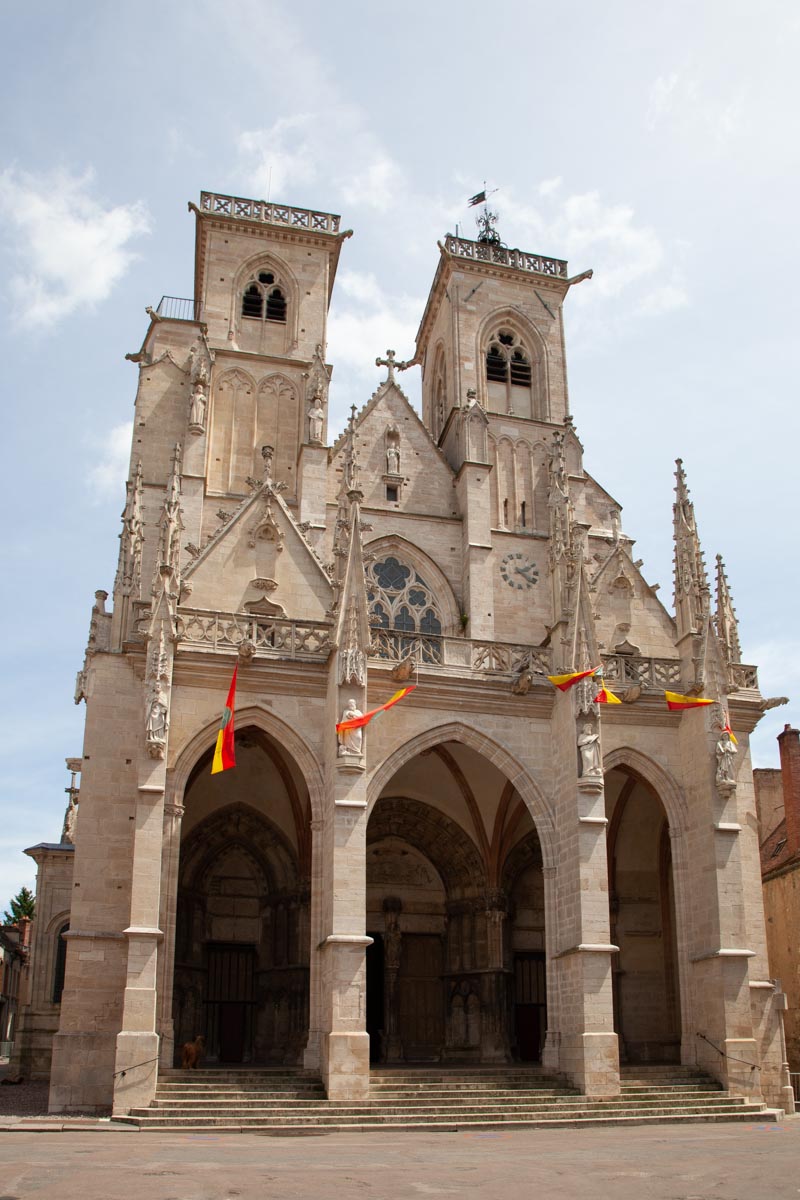 France, Semur en Auxois, Cathedral Collegiate Notre Dame