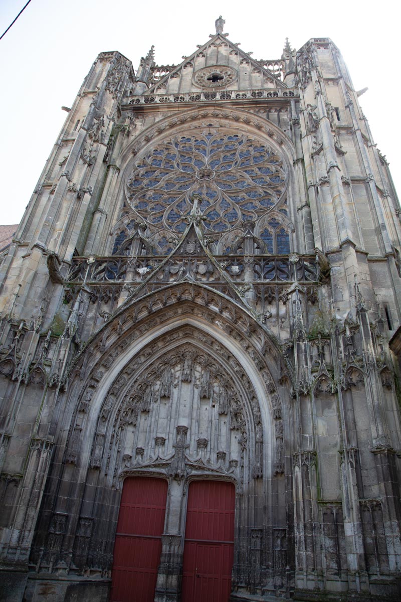 France, Sens Cathedral - Facade