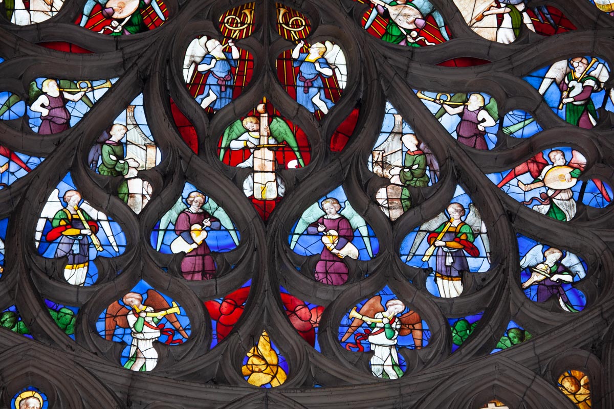 France, Sens Cathedral - Stained Glass