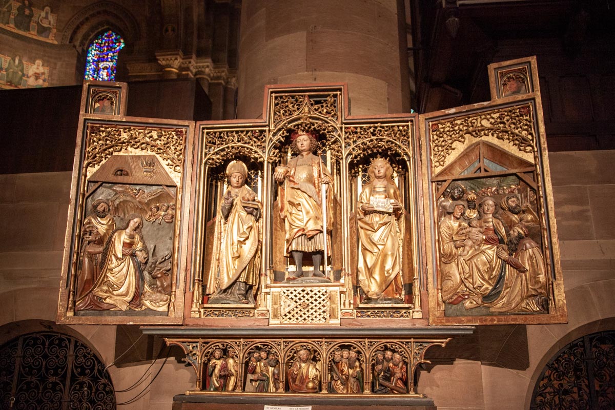 France, Strasbourg Cathedral - Altar (North)